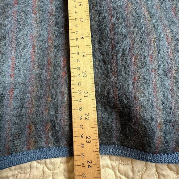Rannoch Design Blazer Jacket Gray Blue Wool Mohair Open Front‎ 14 VTG Scotland - Picture 12 of 12